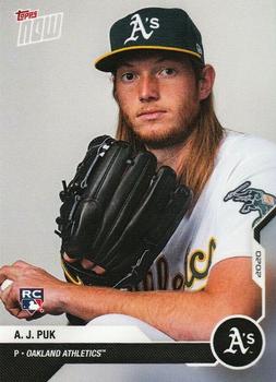 2020 Topps Now Road to Opening Day Oakland Athletics #OD-187 A.J. Puk Front