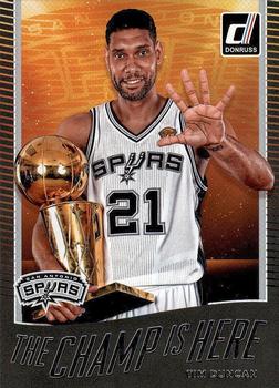 2017-18 Donruss - The Champ is Here #11 Tim Duncan Front