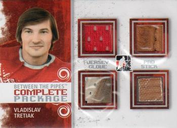 2009-10 In The Game Between The Pipes - Complete Package Silver #CP-04 Vladislav Tretiak  Front