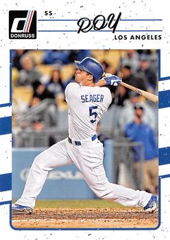 2017 Donruss - Cyan Back #106 Corey Seager Front