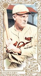 2019 Topps Allen & Ginter - Mini Gold Border #384 Rogers Hornsby Front