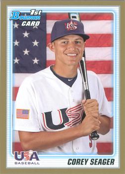 2010 Bowman Draft Picks & Prospects - Prospects Gold #BDPP108 Corey Seager Front