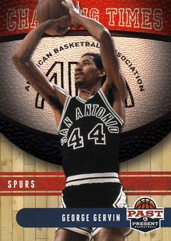 2011-12 Panini Past & Present - Changing Times #11 George Gervin Front