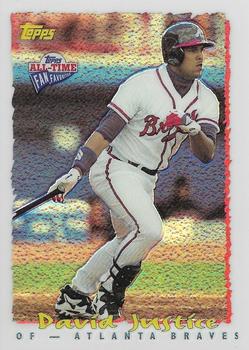 2004 Topps All-Time Fan Favorites - Refractors #66 David Justice Front