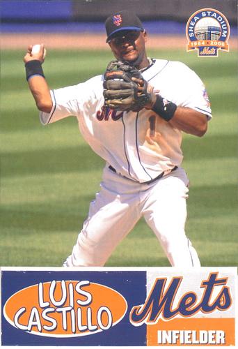 2008 New York Mets Summer at Shea Photocards #5 Luis Castillo Front