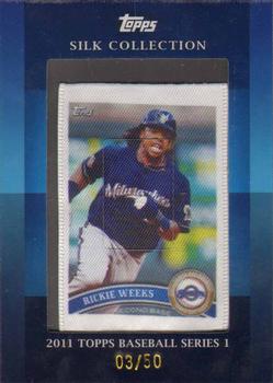 2011 Topps - Silk Collection #98 Rickie Weeks Front