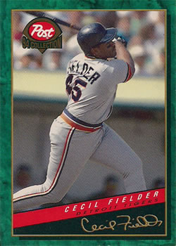 1994 Post Cereal #17 Cecil Fielder Front