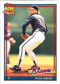 1991 Topps - Collector's Edition (Tiffany) #383 Pete Smith Front