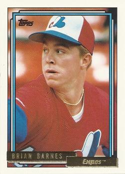 1992 Topps - Gold #73 Brian Barnes Front