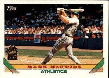 1993 Topps - Inaugural Marlins #100 Mark McGwire Front