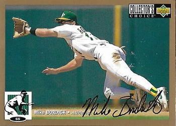 1994 Collector's Choice - Gold Signature #61 Mike Bordick Front