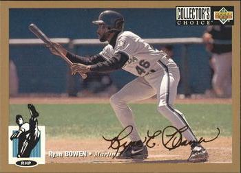 1994 Collector's Choice - Gold Signature #63 Ryan Bowen Front