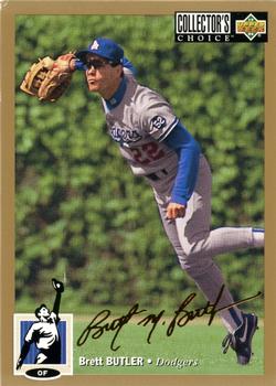1994 Collector's Choice - Gold Signature #70 Brett Butler Front