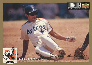 1994 Collector's Choice - Gold Signature #75 Andujar Cedeno Front