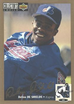 1994 Collector's Choice - Gold Signature #92 Delino DeShields Front