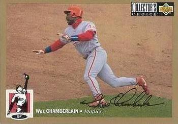 1994 Collector's Choice - Gold Signature #76 Wes Chamberlain Front