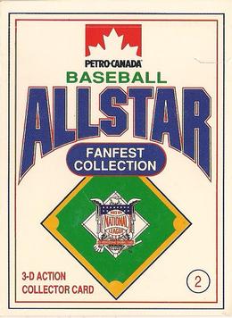 1991 Petro Canada All-Star FanFest Standups #2 Greg Olson Front