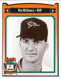 1991 Crown/Coca-Cola Baltimore Orioles #288 Ben McDonald Front