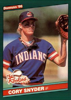 1986 Donruss The Rookies #15 Cory Snyder Front