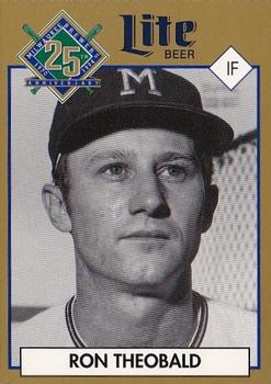 1994 Miller Brewing Milwaukee Brewers #NNO Ron Theobald Front