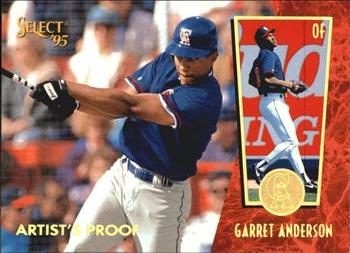 1995 Select - Artist's Proofs #113 Garret Anderson Front