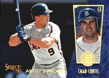 1995 Select - Artist's Proofs #184 Chad Curtis Front