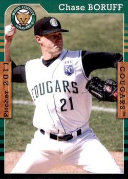 2011 Grandstand Kane County Cougars #NNO Chase Boruff Front