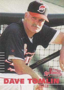 2000 Multi-Ad Lowell Spinners #4 Dave Tomlin Front