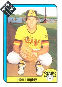 1983 Baseball Hobby News Las Vegas Stars #NNO Ron Tingley Front