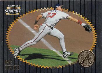 1996 Summit - Silver Foilboard #96 Dave Justice Front