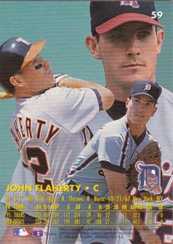 1996 Ultra - Gold Medallion #59 John Flaherty Back