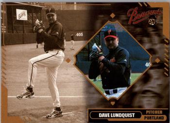 2002 MultiAd Portland Beavers #NNO Dave Lundquist Front
