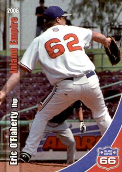 2006 Grandstand Inland Empire 66ers #5 Eric O'Flaherty Front