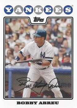 2008 Topps New York Yankees #NYY2 Bobby Abreu Front