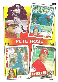 1986 Topps #7 The Pete Rose Years: 1983-1985 Front