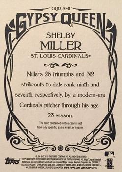 2015 Topps Gypsy Queen - Relics #GQR-SMI Shelby Miller Back
