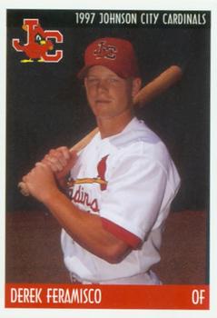 1997 Johnson City Cardinals #NNO Derek Feramisco Front