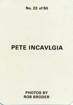 1986 Broder (unlicensed) #22 Pete Incaviglia Back