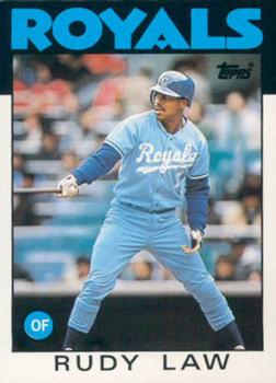 1986 Topps Traded #62T Rudy Law Front