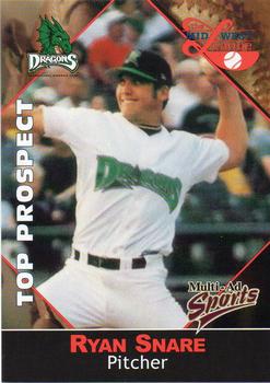 2001 Multi-Ad Midwest League Top Prospects #11 Ryan Snare Front