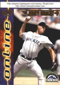 1998 Pacific Online - Web Cards #261 Jamey Wright Front