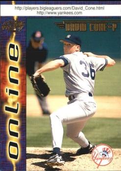 1998 Pacific Online - Web Cards #499 David Cone Front