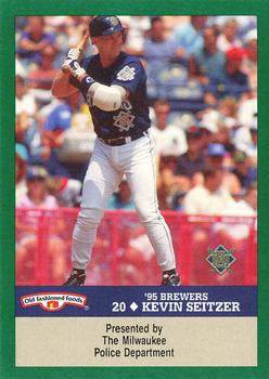 1995 Milwaukee Brewers Police #NNO Kevin Seitzer Front