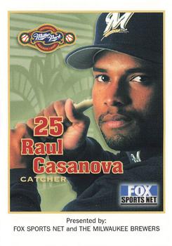 2001 Milwaukee Brewers Police #NNO Raul Casanova Front