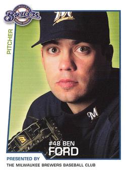 2004 Milwaukee Brewers Police #NNO Ben Ford Front
