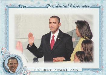 2015 Topps Archives - Presidential Chronicles #PC-BO Barack Obama Front