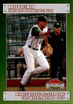 2010 Grandstand Midwest League All-Star Game Eastern Division #NNO Nate Freiman Front