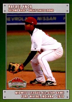 2010 Grandstand Midwest League All-Star Game Eastern Division #NNO Rafael Ynoa Front