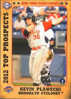 2012 Choice New York-Penn League Top Prospects #8 Kevin Plawecki Front