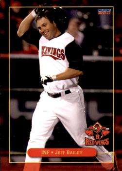 2011 Choice Rochester Red Wings #01 Jeff Bailey Front
